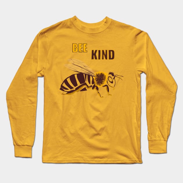 Bee kind Long Sleeve T-Shirt by Mimie20